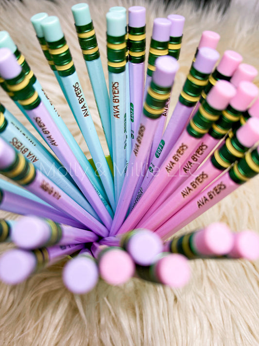 Personalized Pencils | Back to school engraved pencils | Unique gift for students | Gift for Kids | Gift for Teachers | Custom Pencils